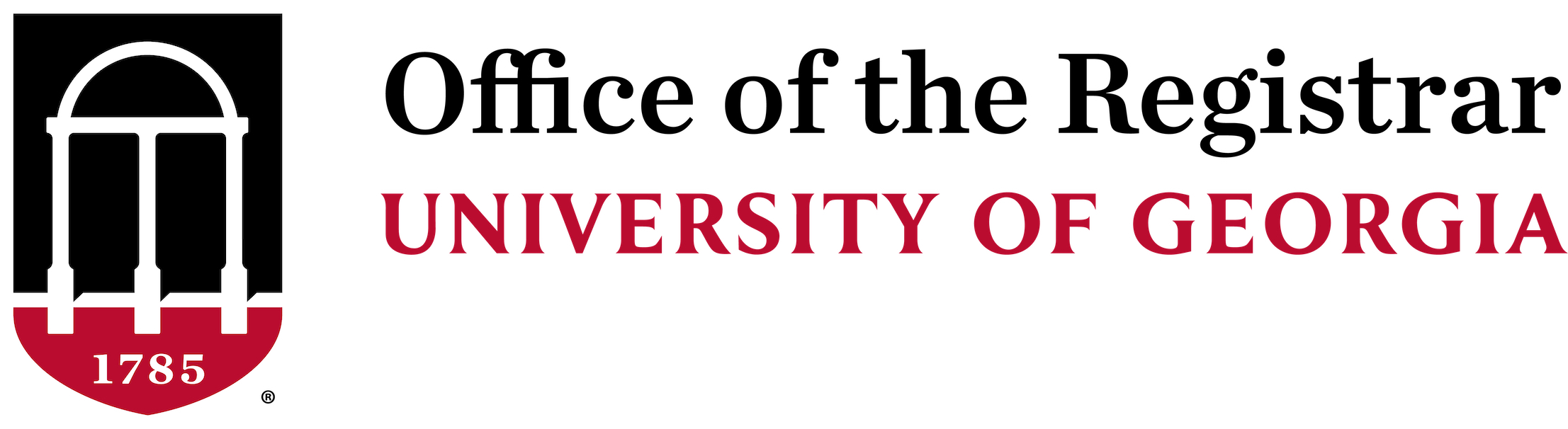 Office of the Registrar at the University of Georgia Logo