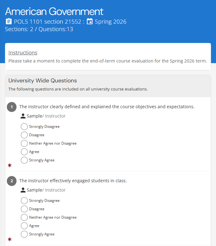 Example Pols Evaluation